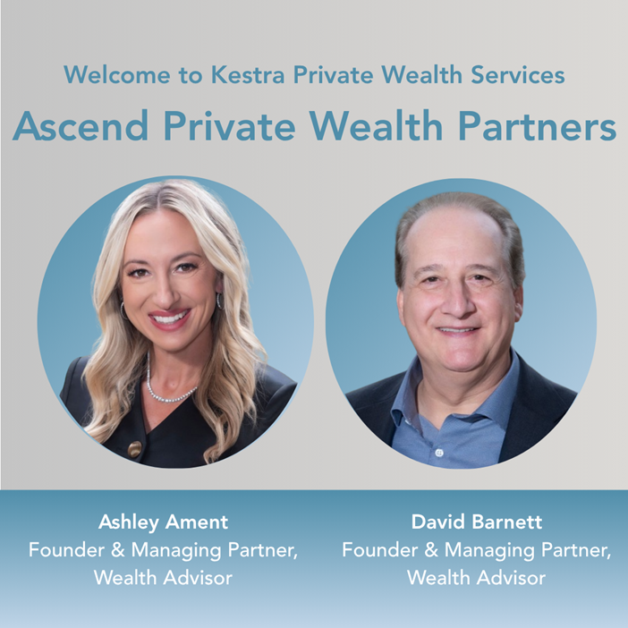 A graphic welcoming Ascend Private Wealth Partners to Kestra Private Wealth Services